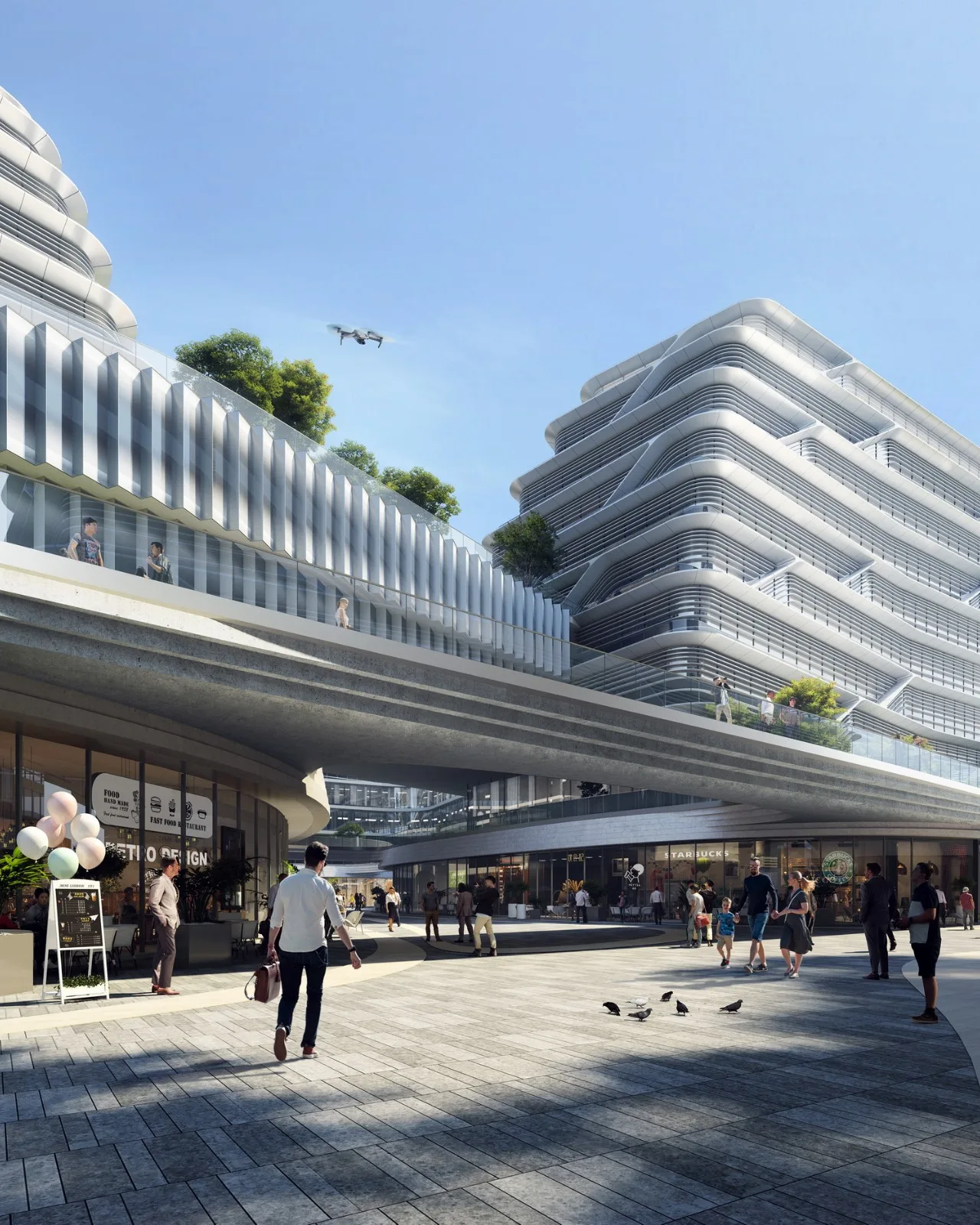 BIM Architecture | Xishan Zhigu - Beijing Collaborative Innovation Park/CAA Architecture Firm