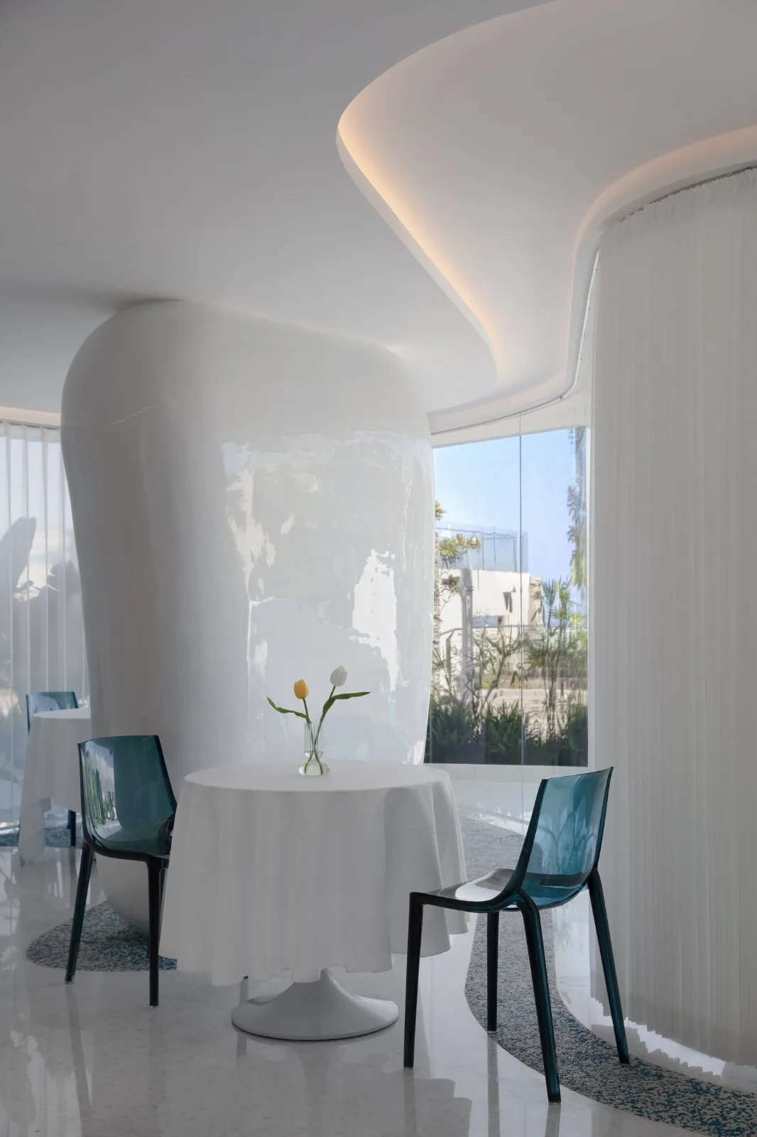 BIM Architecture | 'Breath of the Sea' Dali Green Half Mountain Hotel Renovation Design/Ordinary Design
