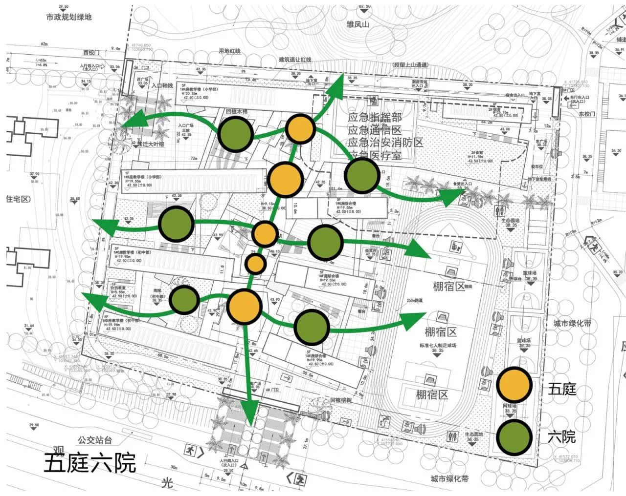 BIM Architecture | Phoenix School in Guangming New District, Shenzhen / 'Zhong Zhong + Zhong Bo Bo' Studio of Shenzhen University Architectural Design and Research Institute
