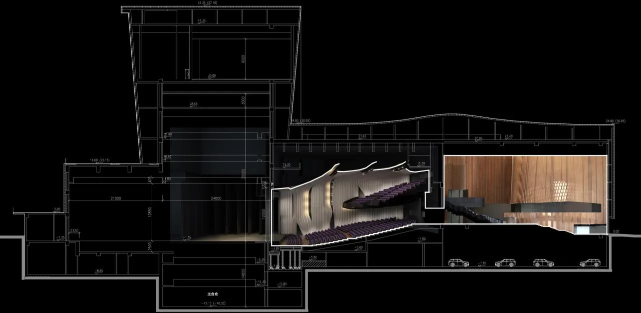 BIM Architecture | Shenzhen Bao'an Cultural District Performing Arts Center/Yan Xunqi Architectural Firm
