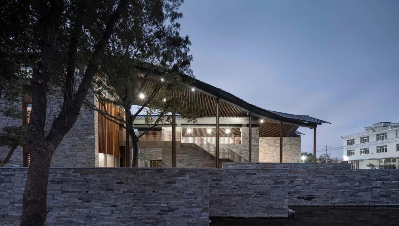 BIM Architecture | Xiaowufen Village Cultural Hall/Garden Architecture Landscape