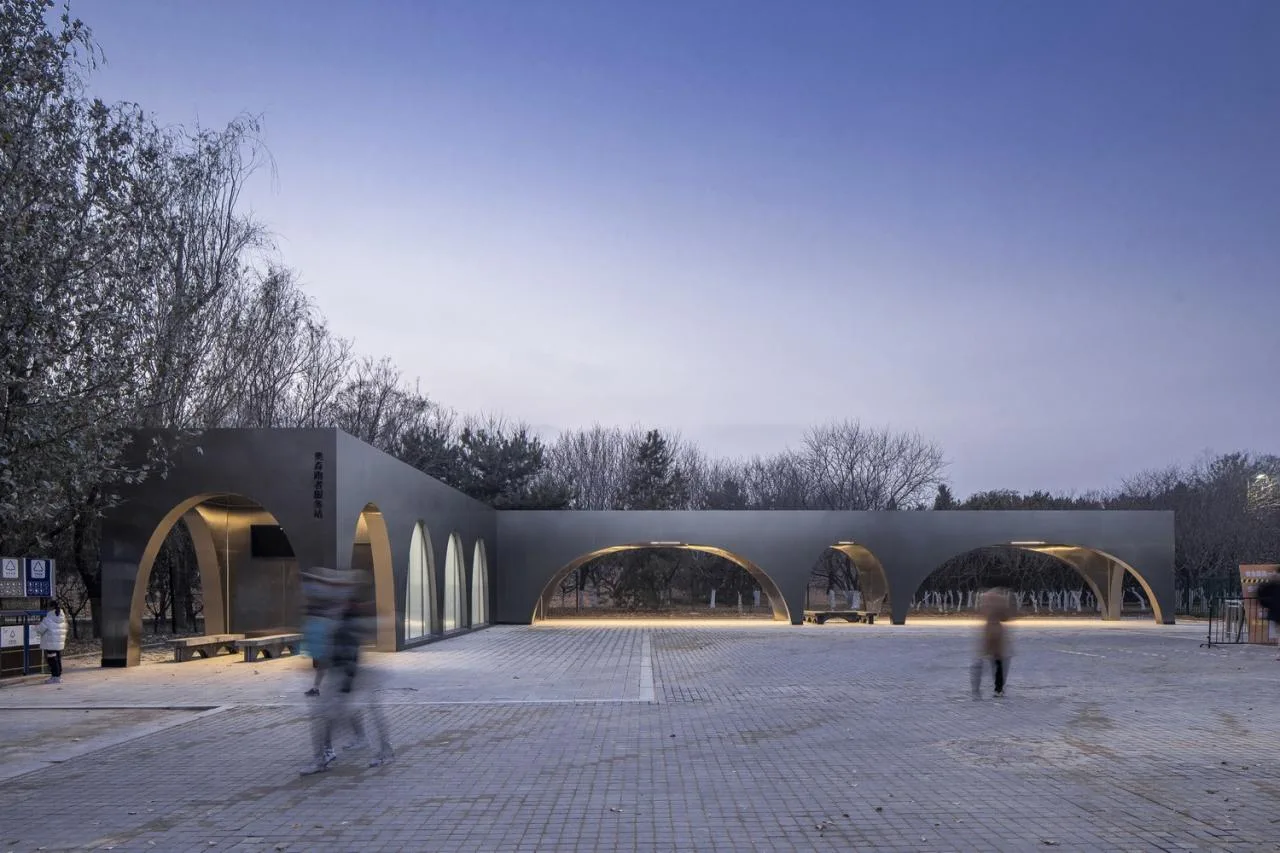 BIM Architecture | Beijing Olympic Forest Park Runner Service Station/TEMP Architectural Design Studio