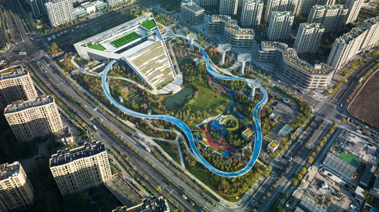 BIM Architecture | Running on Clouds: Hangzhou Li Ning Sports Park Phase I Project/Botao Architecture