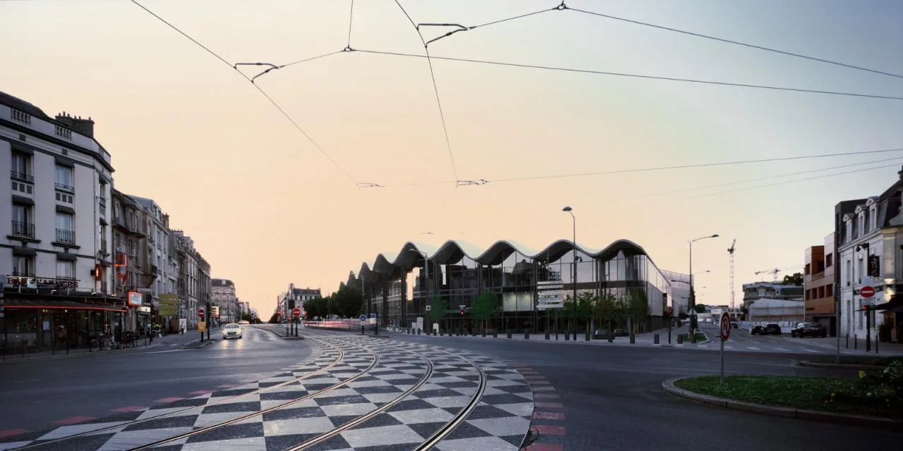 BIM Architecture | Wavy Roofing, UCPA Grand Lance Stadium/Marc Mimram