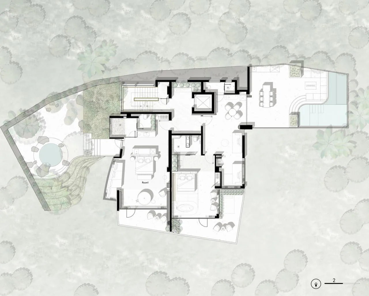 BIM Architecture | 'Breath of the Sea' Dali Green Half Mountain Hotel Renovation Design/Ordinary Design