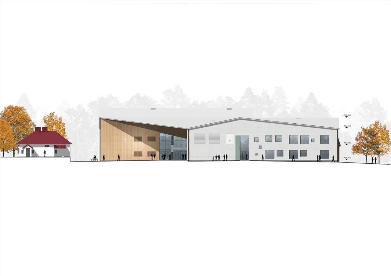BIM Architecture | Hankasalmi School/Parviainen Architects