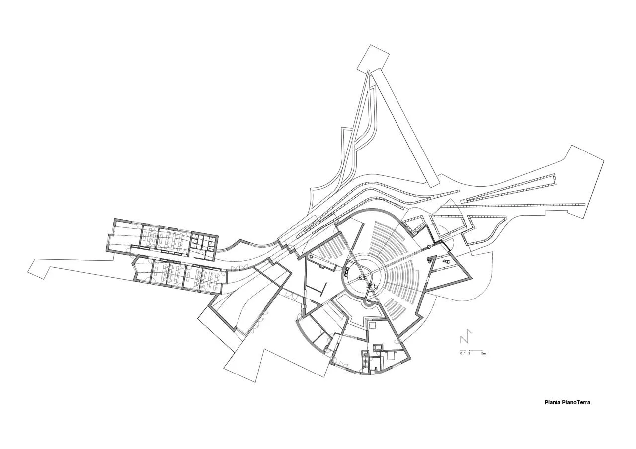 BIM Architecture | Suspended Roof: Church and Diocese Complex/Miralles Tagliabue EMBT
