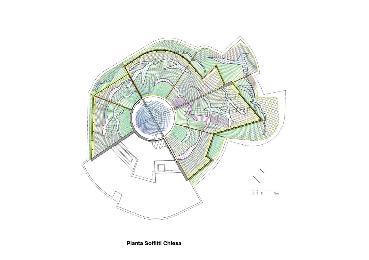 BIM Architecture | Suspended Roof: Church and Diocese Complex/Miralles Tagliabue EMBT