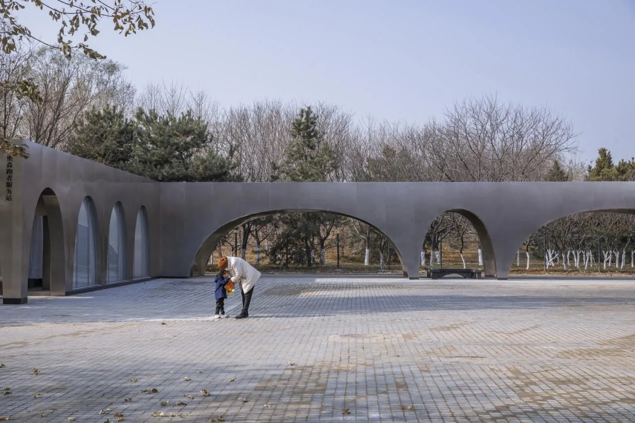 BIM Architecture | Beijing Olympic Forest Park Runner Service Station/TEMP Architectural Design Studio
