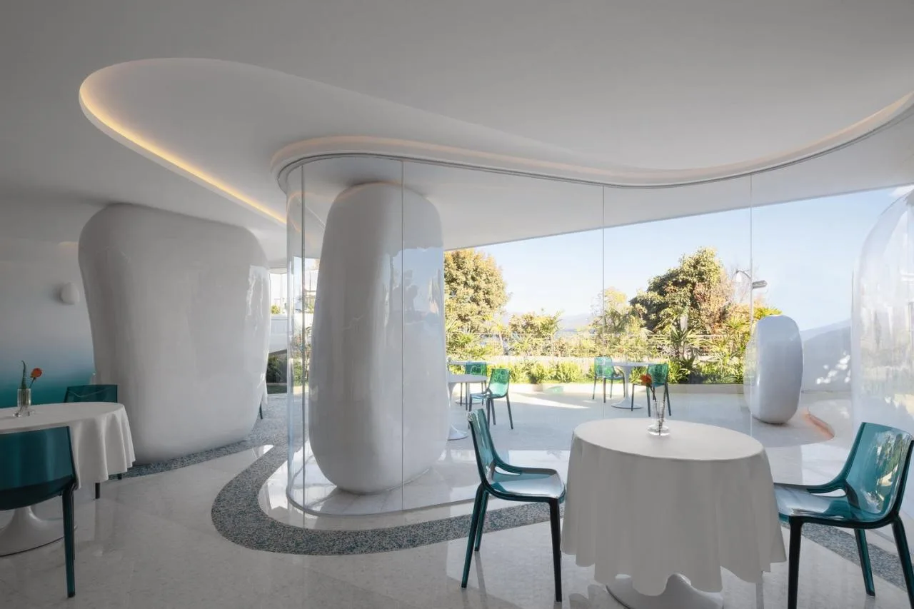BIM Architecture | 'Breath of the Sea' Dali Green Half Mountain Hotel Renovation Design/Ordinary Design