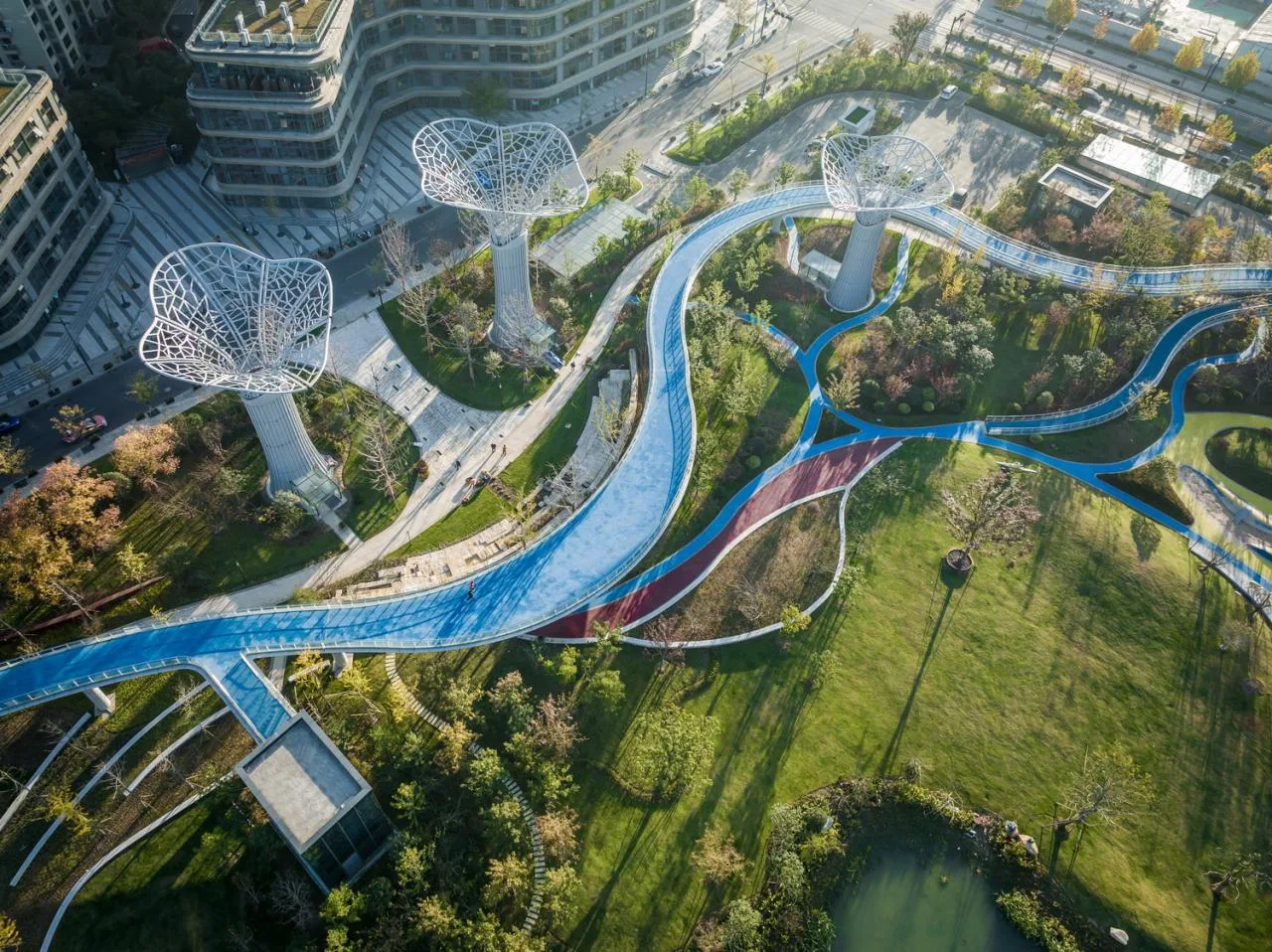 BIM Architecture | Running on Clouds: Hangzhou Li Ning Sports Park Phase I Project/Botao Architecture