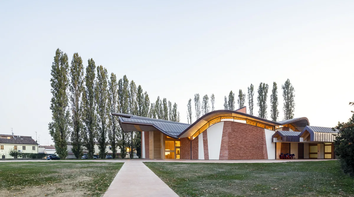 BIM Architecture | Suspended Roof: Church and Diocese Complex/Miralles Tagliabue EMBT