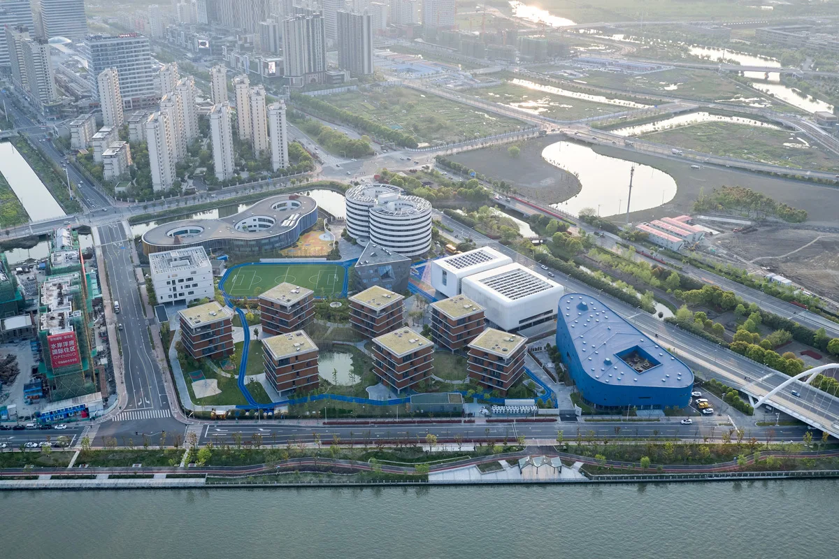BIM Architecture | Shanghai Qingpu Pinghe Sports Center/OPEN Architecture Firm
