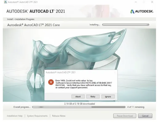 BIM Tips | Analysis of Reasons for Autodesk Installation Failure: Error 1406 during Autodesk Software Installation in Course