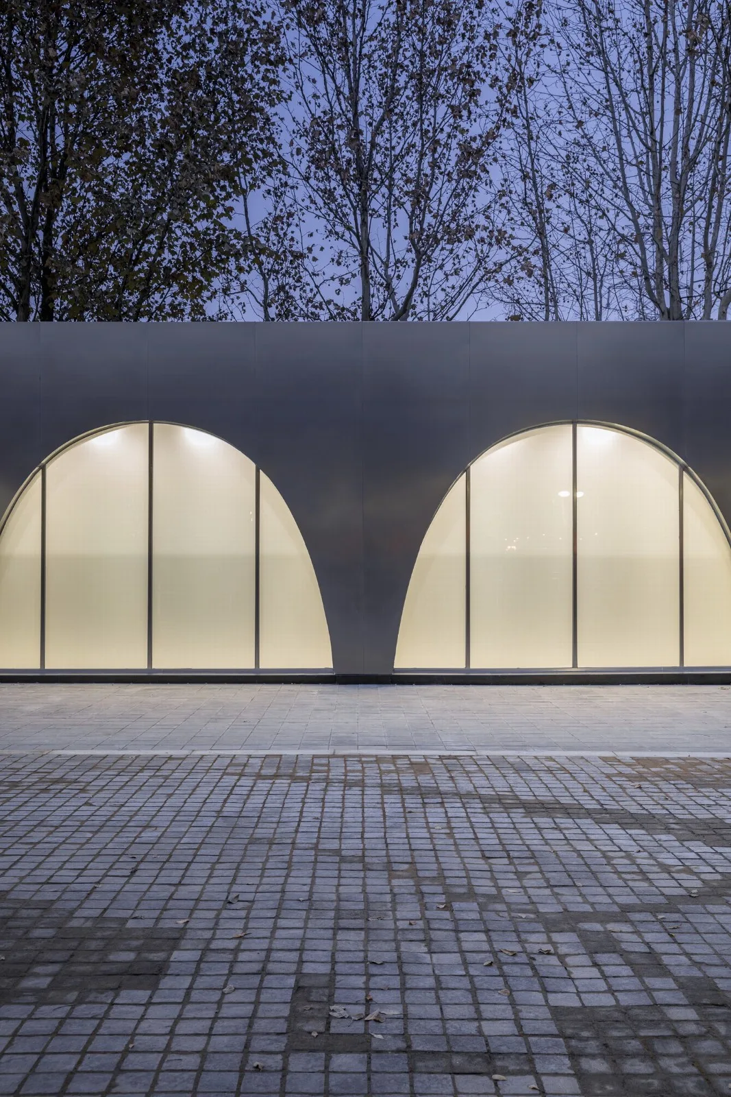 BIM Architecture | Beijing Olympic Forest Park Runner Service Station/TEMP Architectural Design Studio