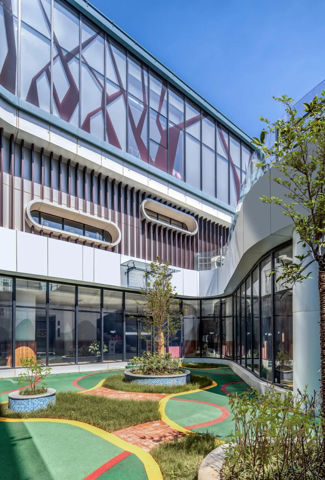 BIM Architecture | Weinan Municipal Government Kindergarten/Zhonghe Yuanchuang Architectural Design Co., Ltd