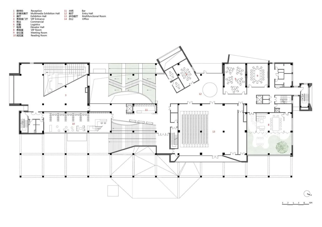 BIM Architecture | Baisha Island Financial Ecological Town Community Center/URBANUS Urban Practice