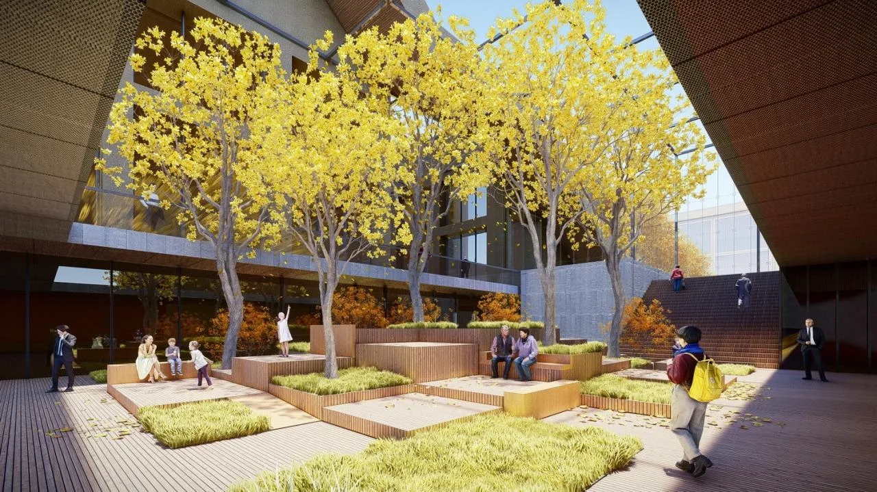 BIM Architecture | Lanzhou Gaolan Community Cultural and Sports Center/Yijing Architectural Design