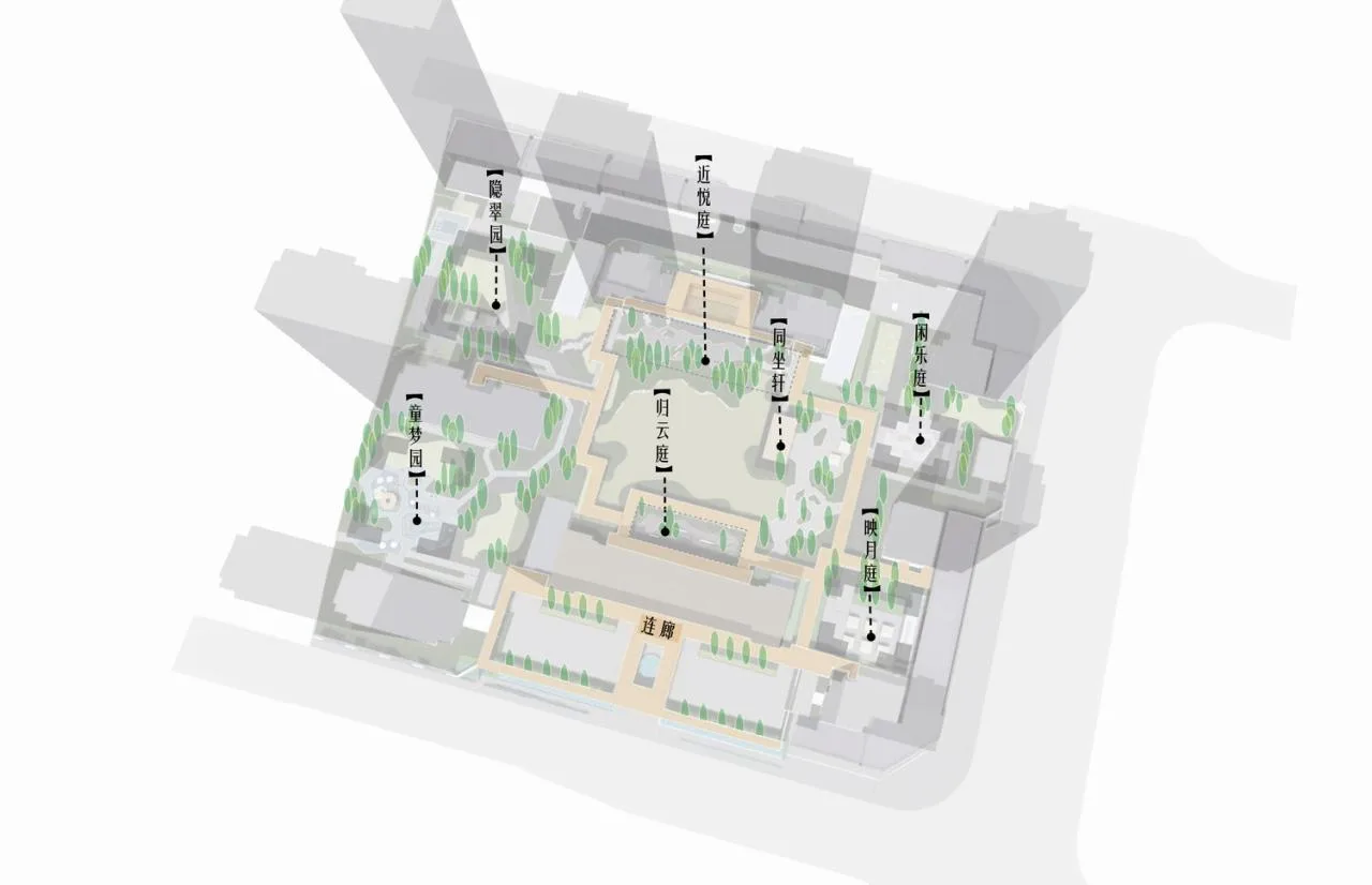 BIM Architecture | Urban Forest Residential Garden/ZSD Zhuoshi