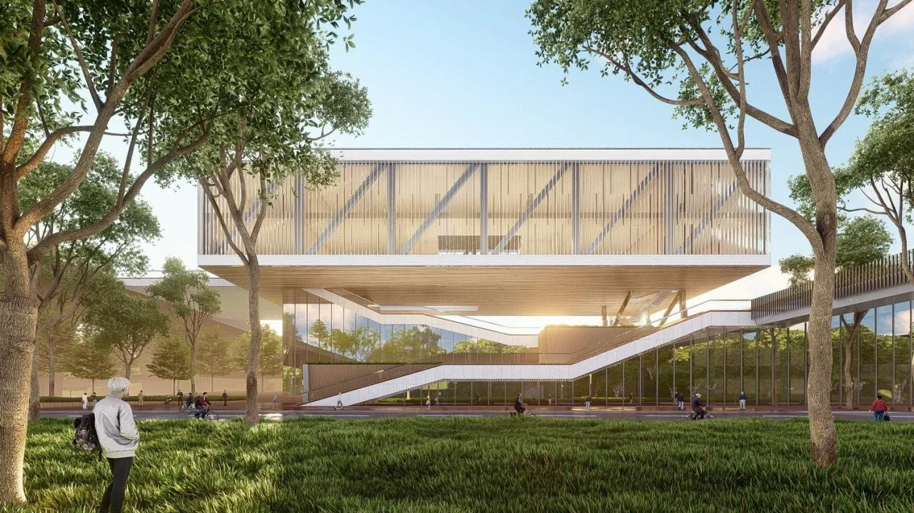 BIM Architecture | Lanzhou Gaolan Community Cultural and Sports Center/Yijing Architectural Design