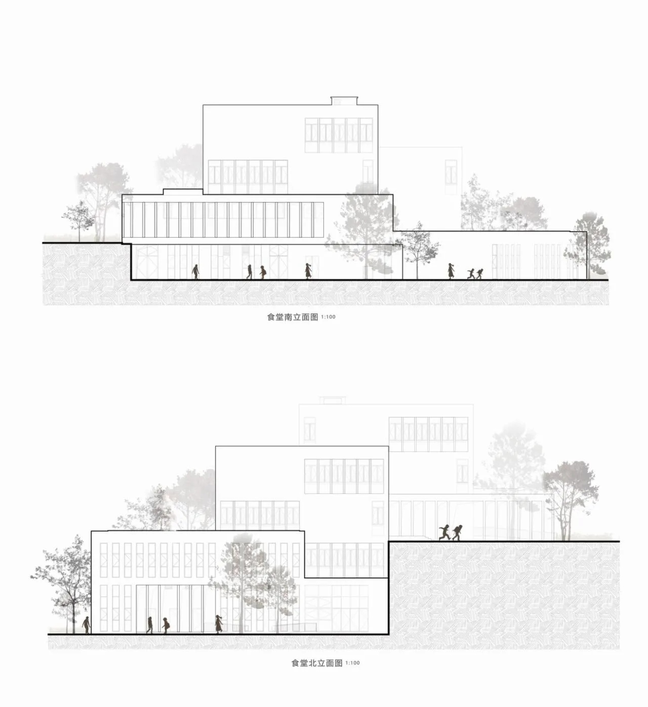 BIM Architecture | Huangjia Primary School Expansion Project - Order Geometry/Foundation Building
