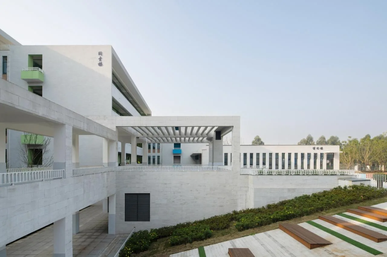 BIM Architecture | Huangjia Primary School Expansion Project - Order Geometry/Foundation Building