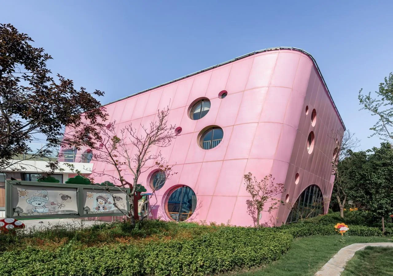 BIM Architecture | Weinan Municipal Government Kindergarten/Zhonghe Yuanchuang Architectural Design Co., Ltd