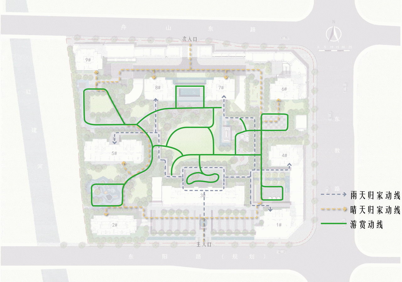 BIM Architecture | Urban Forest Residential Garden/ZSD Zhuoshi
