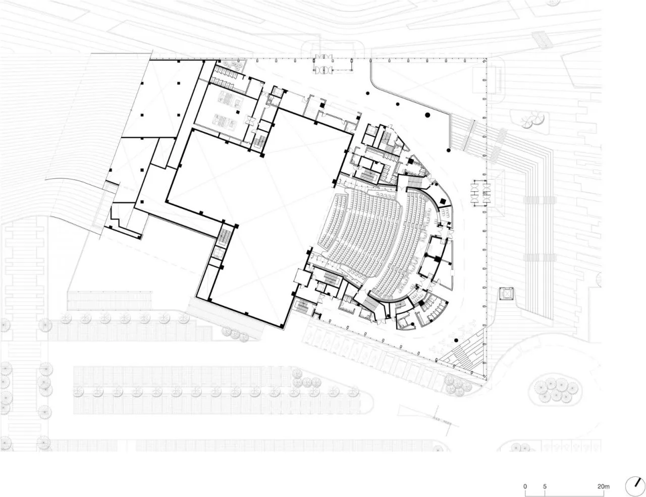 BIM Architecture | Igniting the Earth, Sejong Cultural and Art Hall/Designcamp Moonpark dmp