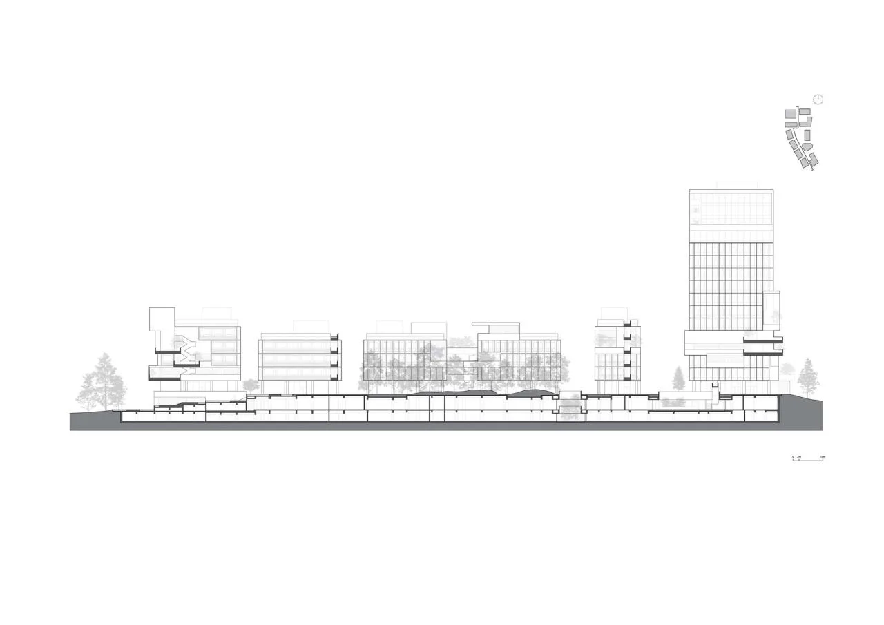 BIM Architecture | Chengdu Luhu Floating Headquarters Office Building/Vertical Building