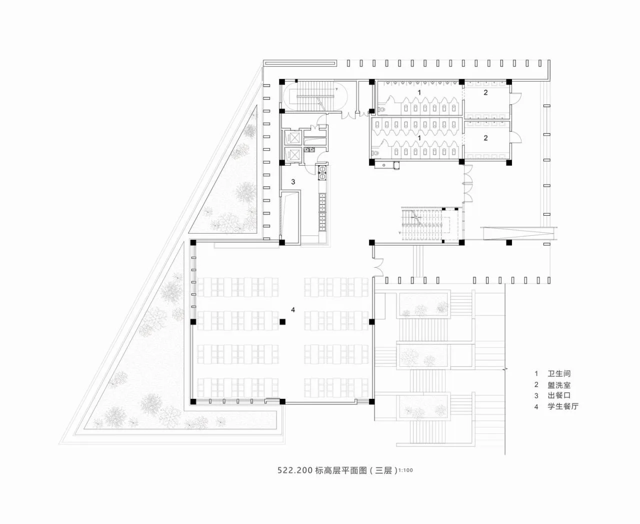 BIM Architecture | Huangjia Primary School Expansion Project - Order Geometry/Foundation Building