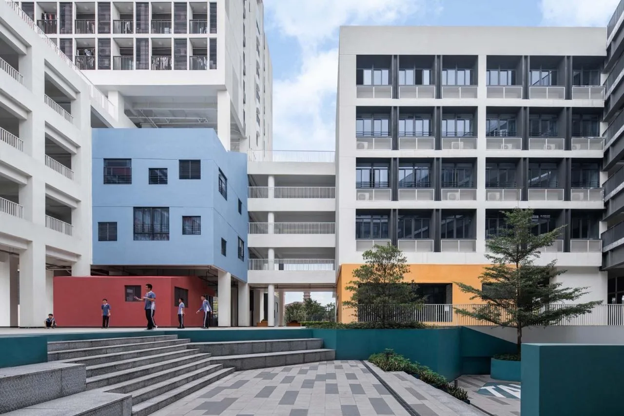 BIM Architecture | Shenzhen Longhua District Xingzhi Middle School/Zhubo Design Joint Public Works