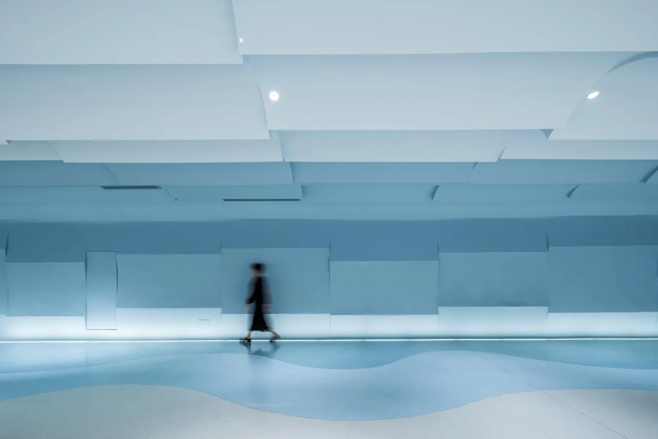BIM Architecture | Shanghai's Trendiest Underground Passage, Riding Shanghai Waves to See Shanghai/W-Mills by Wutopia Lab