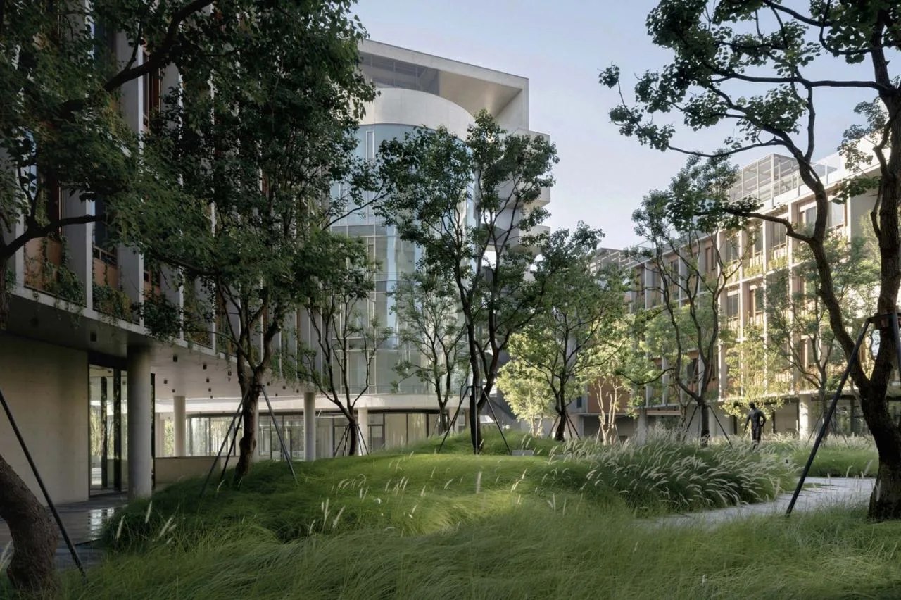 BIM Architecture | Chengdu Luhu Floating Headquarters Office Building/Vertical Building