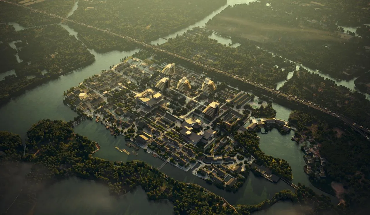 BIM Architecture | Bid Candidate | Environmental Design: Suzhou Qingtai Sino Japanese Industrial Design Village/Line+, MLA+