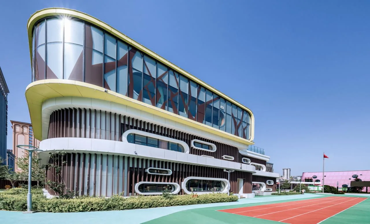 BIM Architecture | Weinan Municipal Government Kindergarten/Zhonghe Yuanchuang Architectural Design Co., Ltd