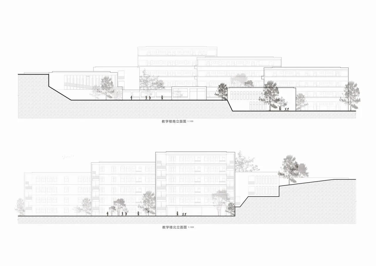 BIM Architecture | Huangjia Primary School Expansion Project - Order Geometry/Foundation Building