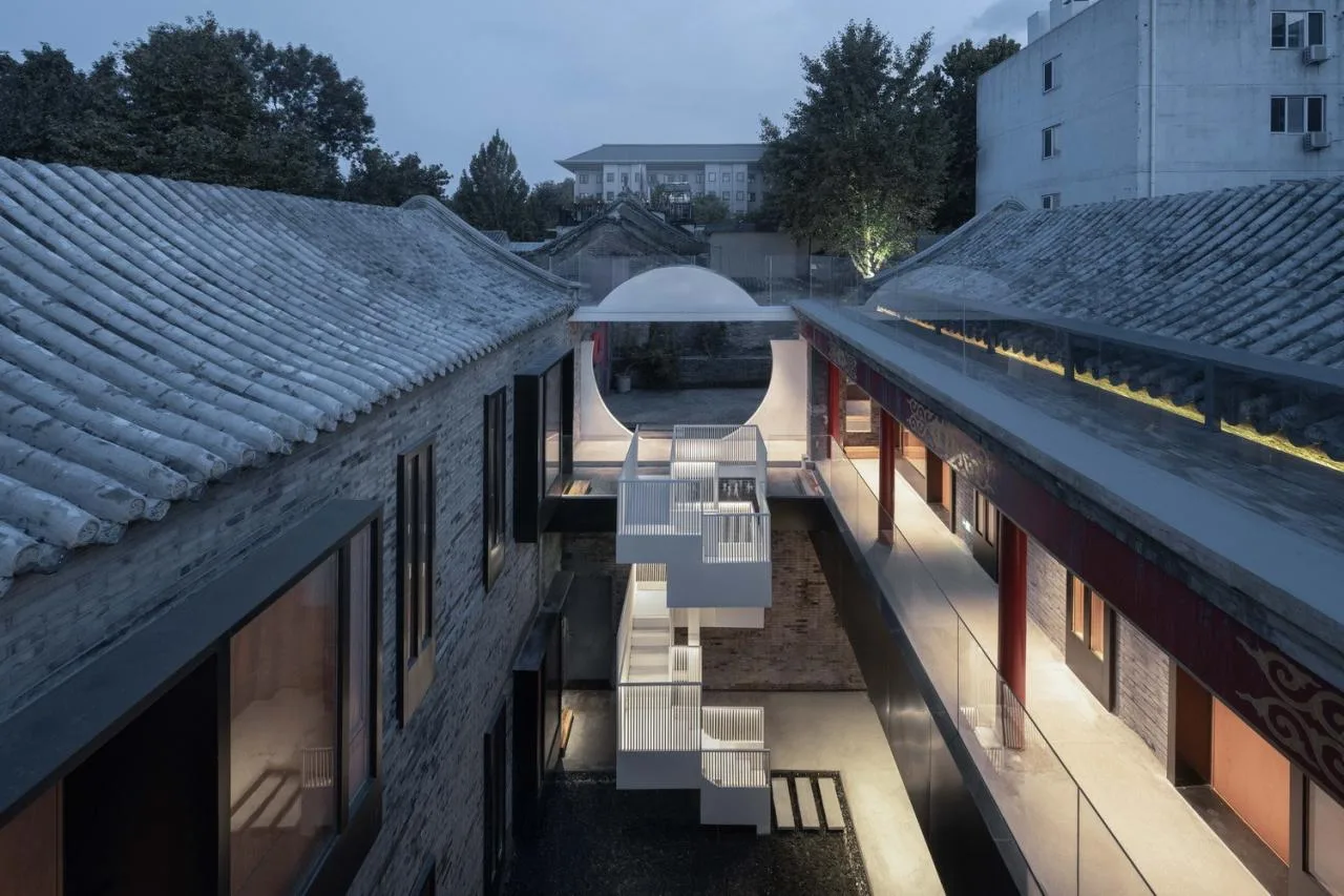 BIM Architecture | Interwoven Dialogue between New and Old - Courtyard Renovation Design at 91 Beiluogu Lane/Jiejie Studio