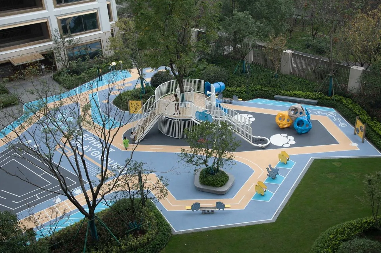 BIM Architecture | Urban Forest Residential Garden/ZSD Zhuoshi