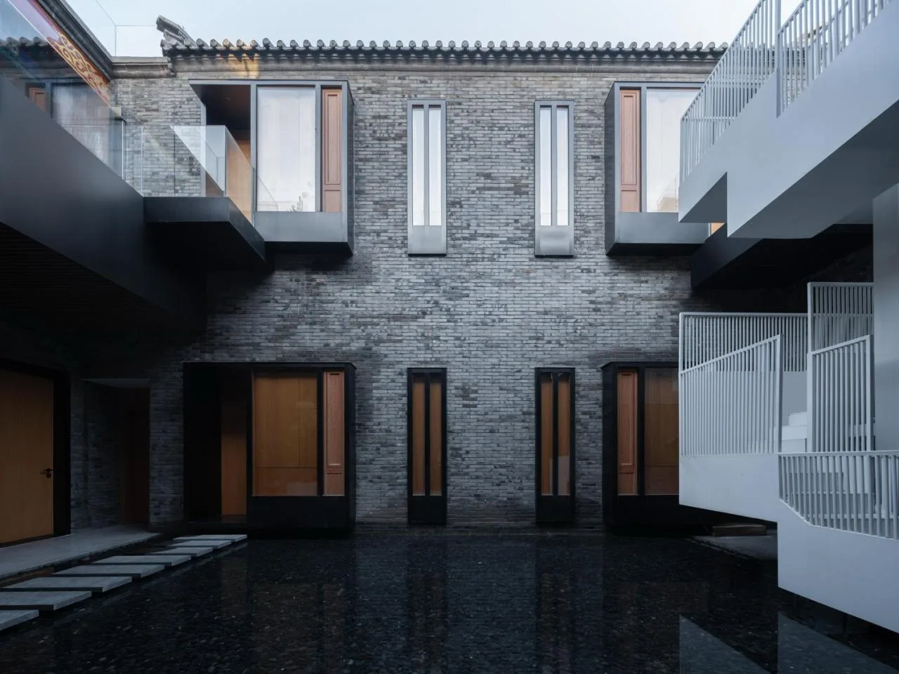 BIM Architecture | Interwoven Dialogue between New and Old - Courtyard Renovation Design at 91 Beiluogu Lane/Jiejie Studio