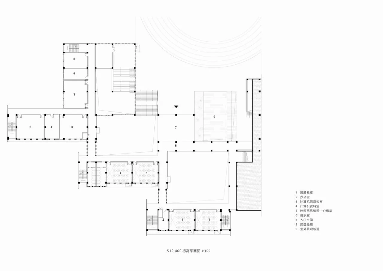BIM Architecture | Huangjia Primary School Expansion Project - Order Geometry/Foundation Building