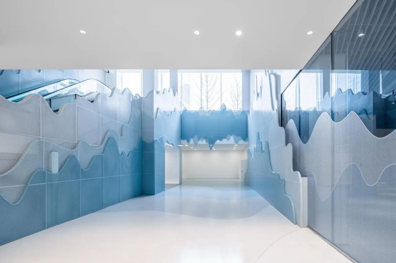 BIM Architecture | Shanghai's Trendiest Underground Passage, Riding Shanghai Waves to See Shanghai/W-Mills by Wutopia Lab