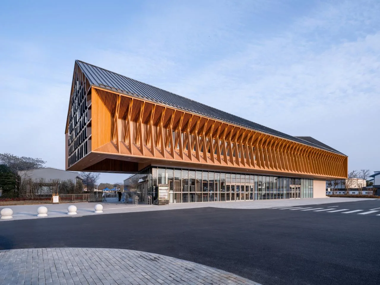 BIM Architecture | Zhujiajiao Tourist Service Center/Unparalleled Architecture Studio