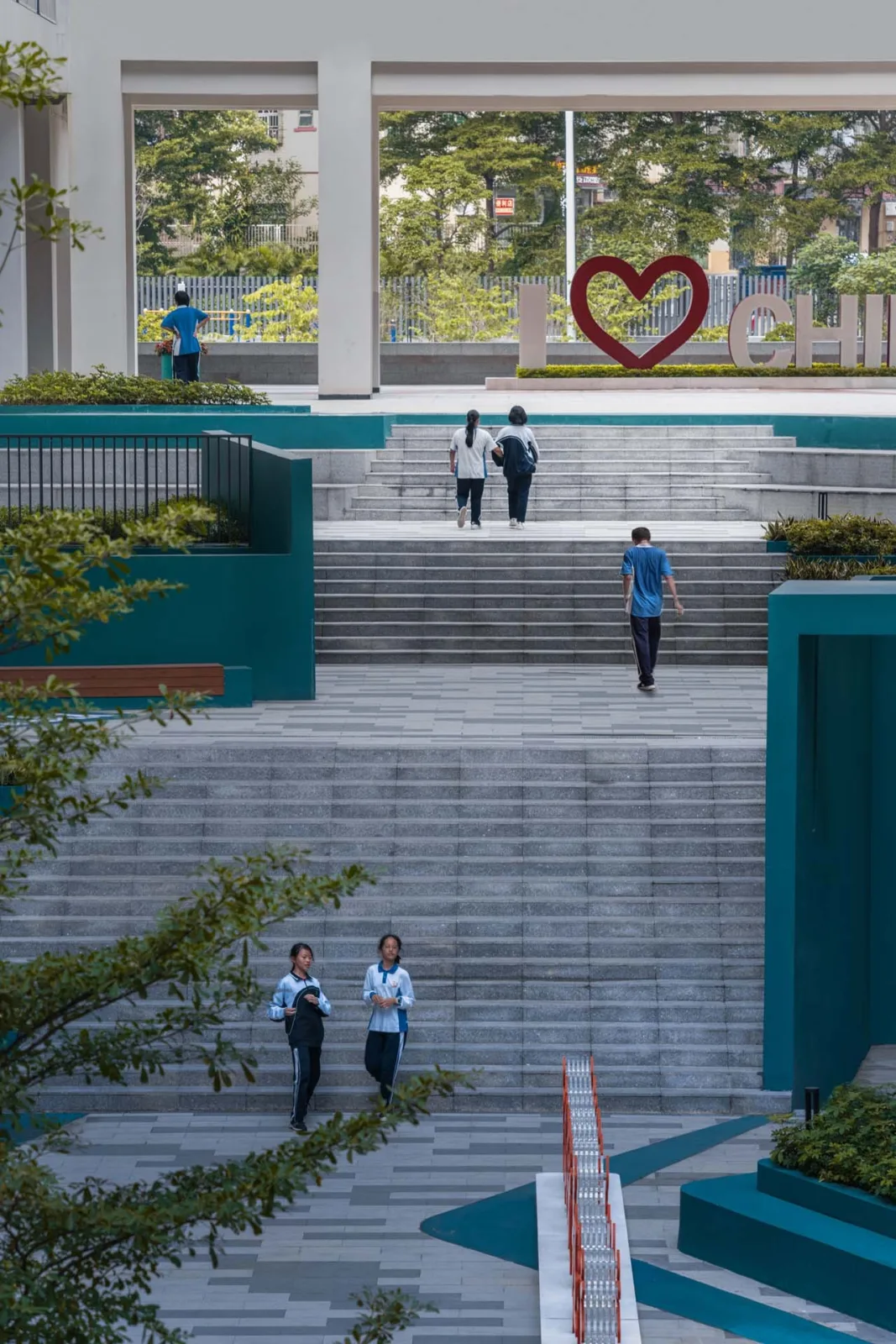 BIM Architecture | Shenzhen Longhua District Xingzhi Middle School/Zhubo Design Joint Public Works