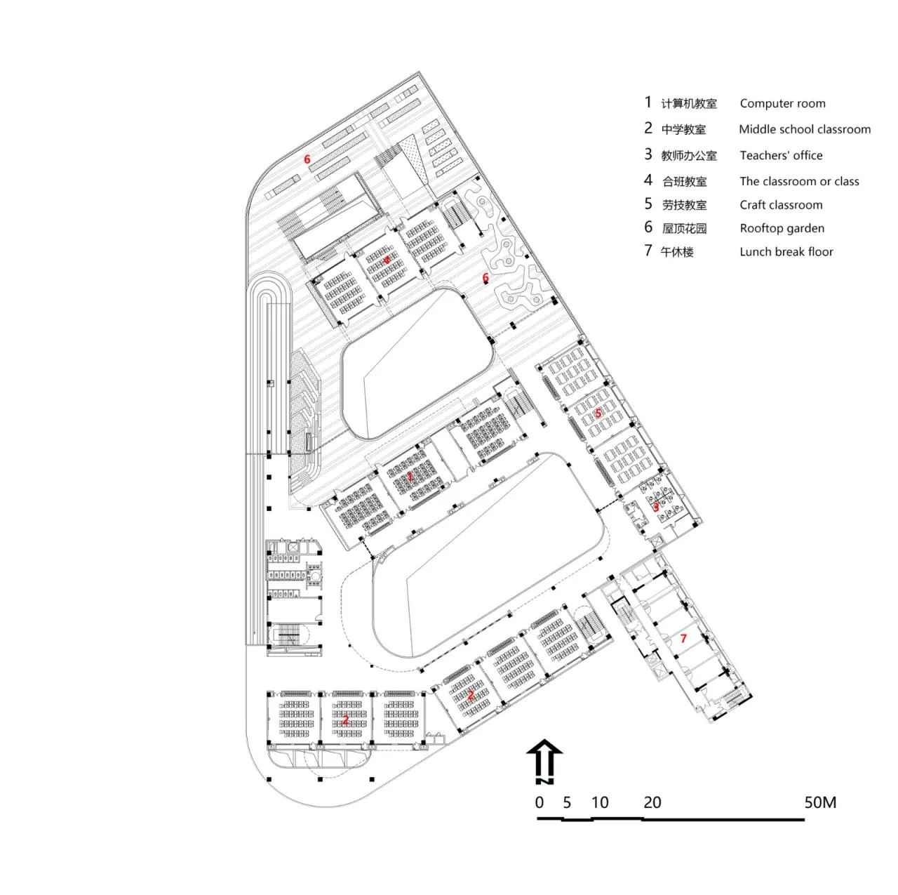 BIM Architecture | Shenzhen Pingshan East Bay Area Experimental School/Shendu Design