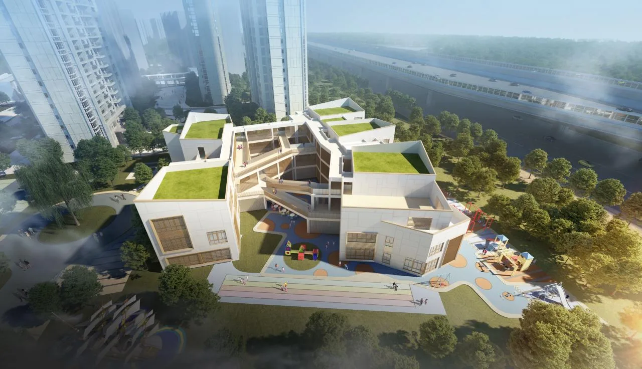 BIM Architecture | Vitality Core Building Mini City | Guoke Wenzhou First Kindergarten/Chengzhi Design