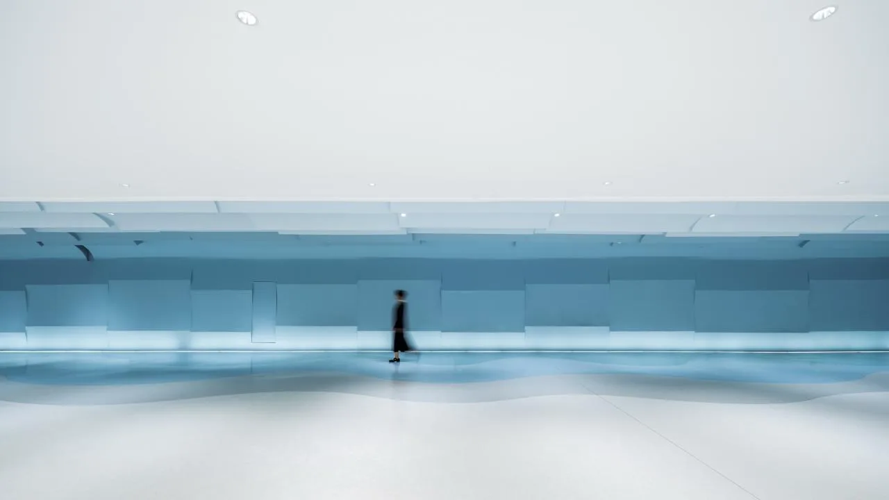 BIM Architecture | Shanghai's Trendiest Underground Passage, Riding Shanghai Waves to See Shanghai/W-Mills by Wutopia Lab