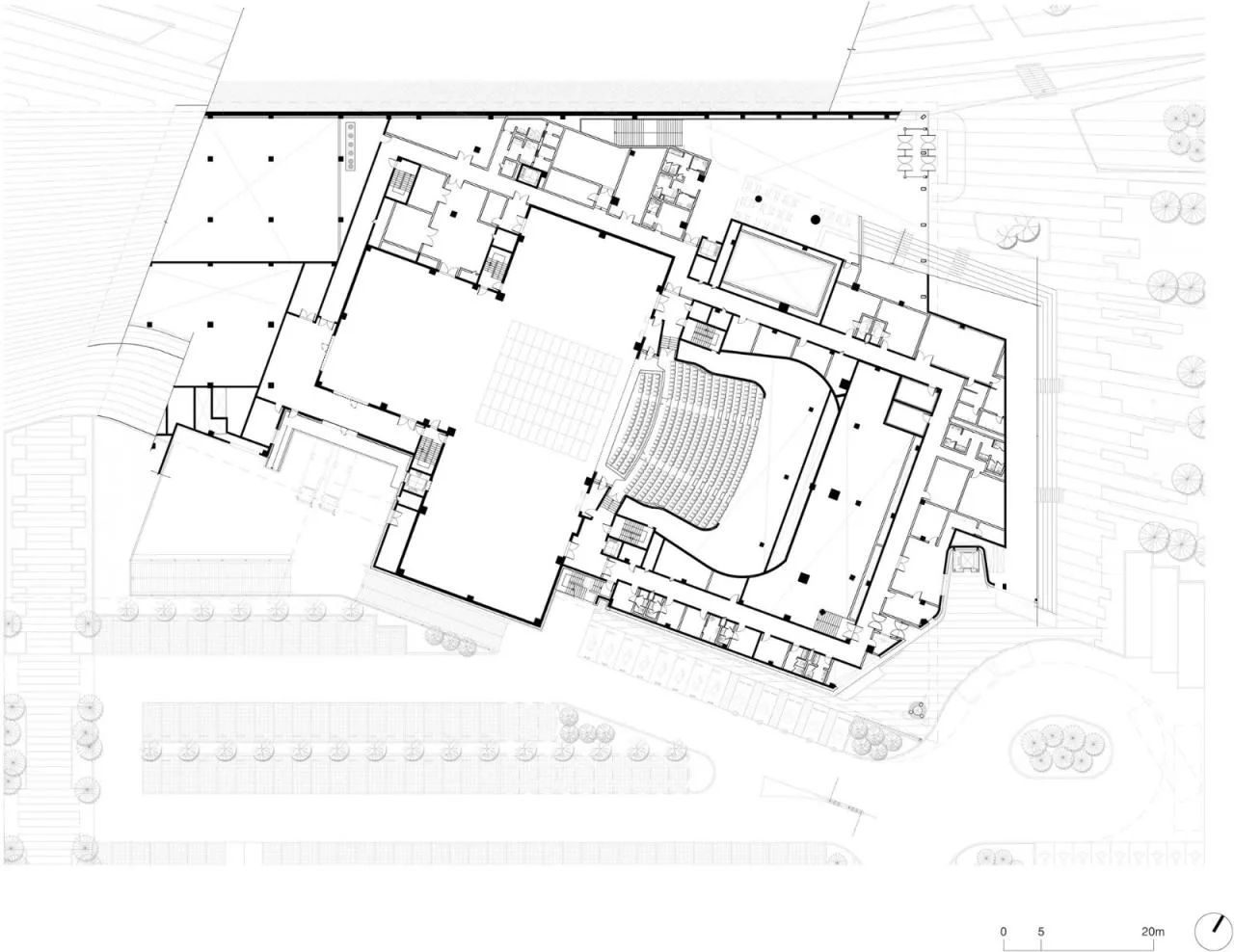BIM Architecture | Igniting the Earth, Sejong Cultural and Art Hall/Designcamp Moonpark dmp