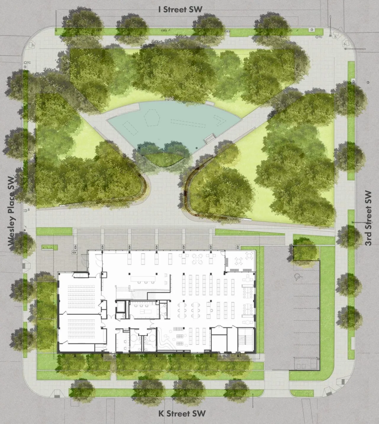 BIM Architecture | DCPL Southwest Community Library/Perkins and Will