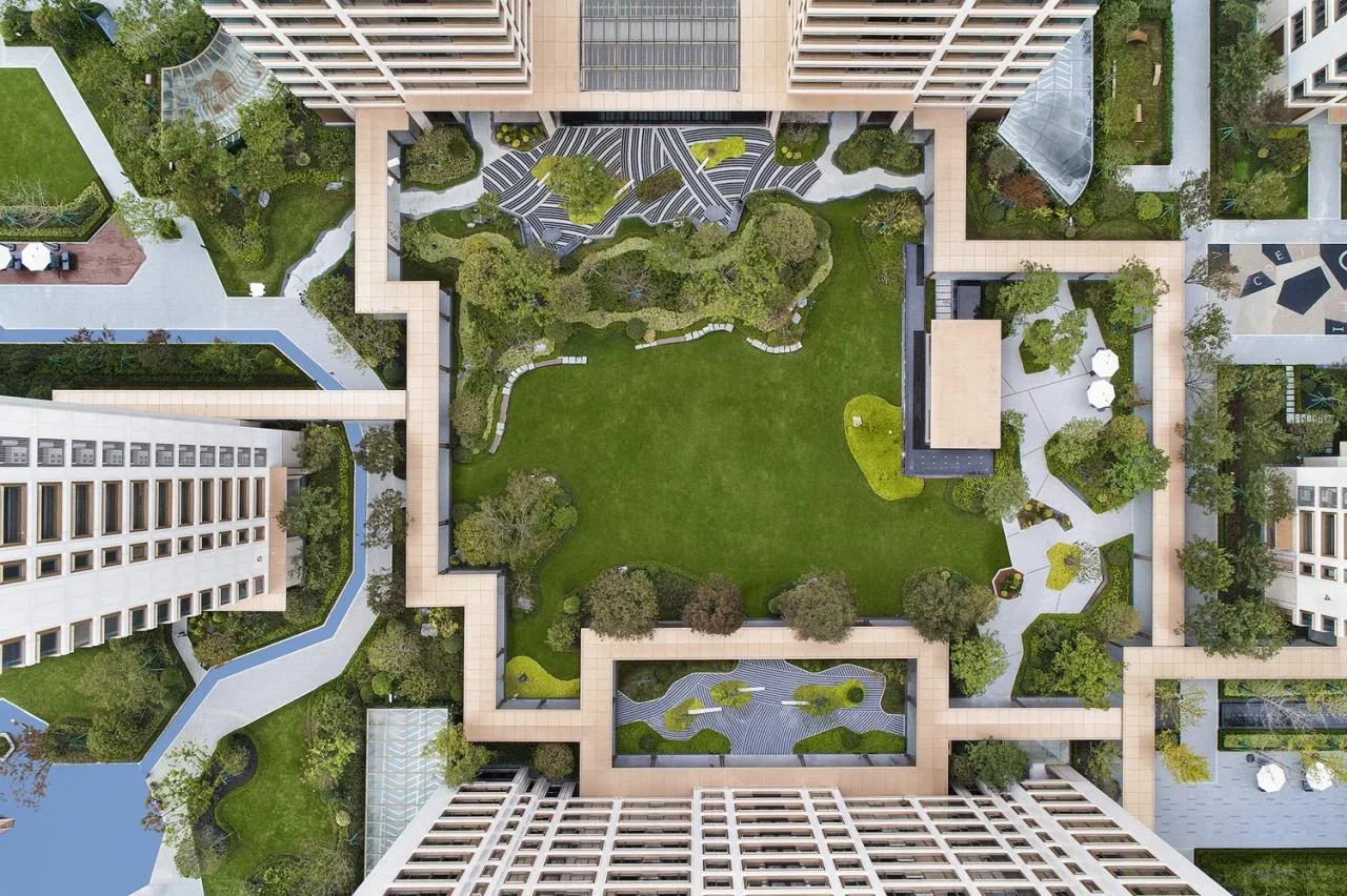 BIM Architecture | Urban Forest Residential Garden/ZSD Zhuoshi